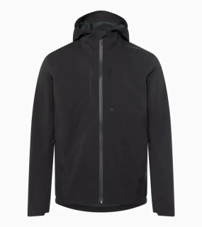PORSCHE Rain Jacket Unisex Bunda cyklistická sportovní nepromokavá včetně zipů a kapes černá