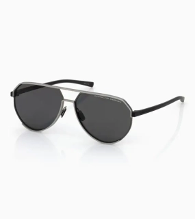 PORSCHE DESIGN P'8996 Targa #3 Sunglasses Sluneční brýle stříbrošedé s kouřovými polarizovanými skly