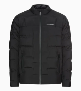 PORSCHE DESIGN Lightweight Padded Jacket Bunda prošívaná funkční do jarního nebo podzimního počasí černá