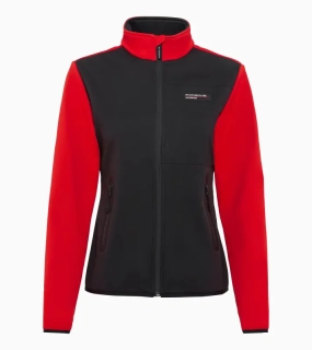 PORSCHE Women's Softshell Jacket Motorsport Replica Bunda dámská funkční sportovní vyštíhlená červenočerná