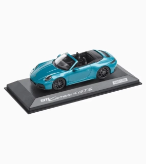 PORSCHE 911 Carrera 4 GTS Cabriolet (992.2) Limited Edition Model 1:43 cabrio v modré metalíze