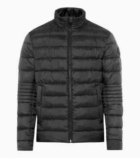 PORSCHE DESIGN Light Weight Jacket Bunda voděodolná odlehčená prošívaná se stojáčkem a logem černá