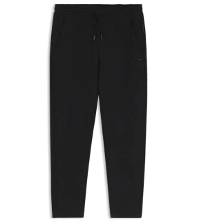 PORSCHE DESIGN Tracksuit Bottoms with Pascha Pattern Porsche x BOSS Kalhoty volnočasové sportovní se žakárovým vzorem šachovnice v černé