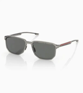 PORSCHE DESIGN P´86011 Sunglasses Neo Blade #1 Sluneční brýle typických tvarů a barev. Šedočervené s tmavě šedými polarizovanými skly.
