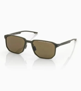 PORSCHE DESIGN P´86011 Sunglasses Neo Blade #1 Sluneční brýle typických tvarů a barev. Khaki varianta s kouřovými khaki skly.