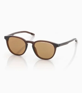 PORSCHE DESIGN P´86025 Sunglasses EDITION A #2 Uni Sluneční brýle nadčasového klasického tvaru hnědé se světle hnědými skly