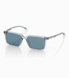 PORSCHE DESIGN P´86024 Sunglasses EDITION A #1 Uni Sluneční brýle nadčasového klasického tvaru šedé poloprůhledné s modrošedými skly