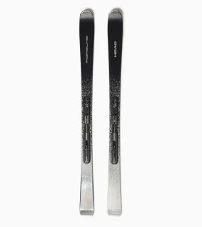 PORSCHE x HEAD 8 Series Adventure skis Sjezdové lyže dynamické pro střední oblouk s vázáním a dřevěným jádrem černošedé